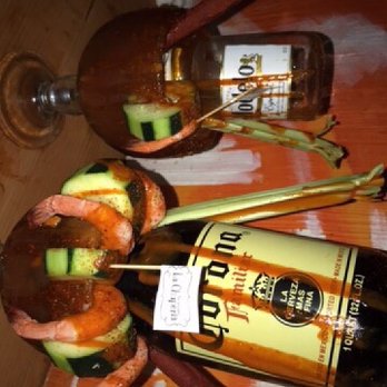 La Chuperia - Michelada on top and the bigger option (forgot the name) on the bottom - Sports Bars Near Me - Los Angeles, California