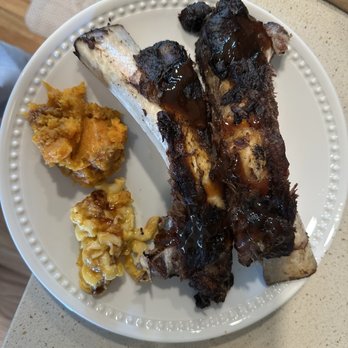 SmokeShack Ribs & BBQ - Beef Ribs with Mac 'n Cheese and Yams - Barbeque Near Me - Fort Washington, Maryland SmokeShack Ribs & BBQ - Beef Ribs with Mac 'n Cheese and Yams - Barbeque Near Me - Fort Washington, Maryland