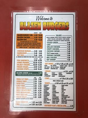 Menu photo 2 Blazen Burgers Nampa, ID