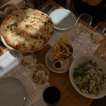 Sixty Vines - Side of Fries Caesar Salad Shrimp Pizza - Wine Bars Near Me - Houston, Texas Sixty Vines - Side of Fries Caesar Salad Shrimp Pizza - Wine Bars Near Me - Houston, Texas