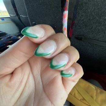 Best Nails - San Clemente - Bubbles in clear polish - Nail Salons Near Me - San Clemente, California