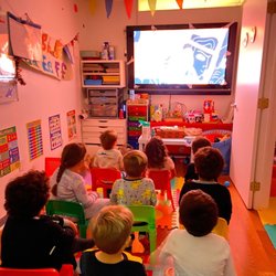 Little Champs Play & Learn - Movie  time during Parents Night out.