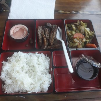 Bay Hibachi Express - Only thing is it's way over priced for such a little portion. 22.50 for just what was supposed to be a 6oz steak already sliced. - Japanese Near Me - Vallejo, California