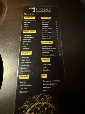 Menu photo 1 Lazeez Modern Indian flair Richmond, VA Menu photo 1 Lazeez Modern Indian flair Richmond, VA