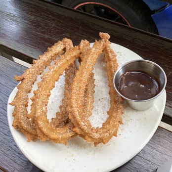 Xoco - Crispy Churros and chocolate dip - Mexican Near Me - Chicago, Illinois