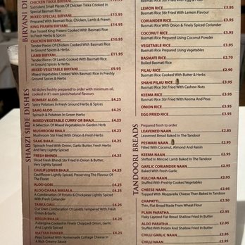 Imperial Tandoori - Menu - Indian Near Me - London, XGL