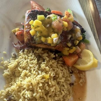 Margaritaville - Mango tango salmon - American Near Me - St. Thomas, Virgin Islands