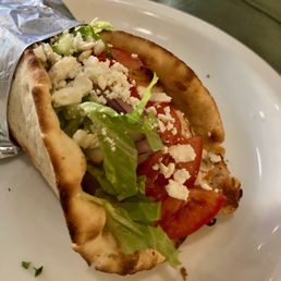 Chicken pita sandwich Chicken pita sandwich