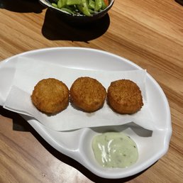 Deep fried scallops Deep fried scallops