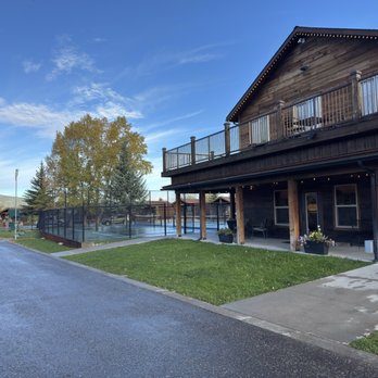 Teton Valley Resort - Outside of Mess hall - Resorts Near Me - Victor, Idaho