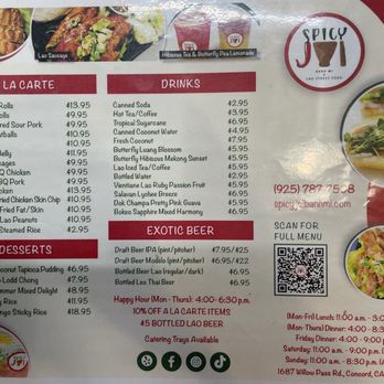 Spicy Joi - Menu (1/3) as of 7/26/25 - Sandwiches Near Me - Concord, California Spicy Joi - Menu (1/3) as of 7/26/25 - Sandwiches Near Me - Concord, California