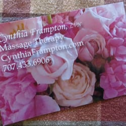 Cynthia Frampton, LVN and Massage Therapist - Cynthia Frampton massage therapy