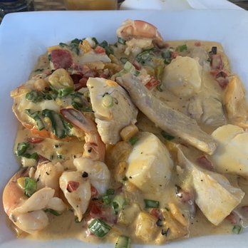 Hobo's Cafe - Louisiana Seafood Combo - New American Near Me - Key Largo, Florida