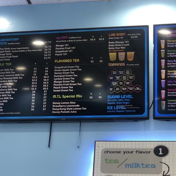 Milk Tea Lab - Menu - Bubble Tea Near Me - Vacaville, California