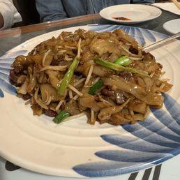 Cantonese style beef chow fun