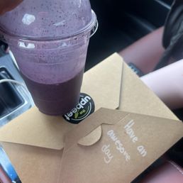 Avocado toast and Acai Smoothie Avocado toast and Acai Smoothie