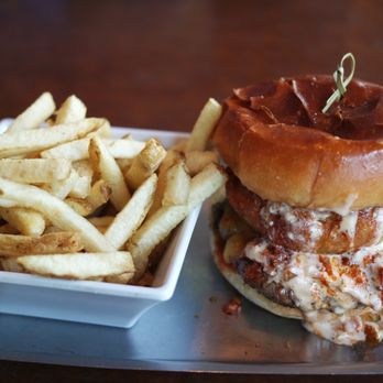 Feed Co. Burgers - Forgot which burger this was, but it was really spicy - Burgers Near Me - Seattle, Washington Feed Co. Burgers - Forgot which burger this was, but it was really spicy - Burgers Near Me - Seattle, Washington