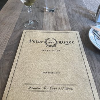 Peter Luger - Menu - Steakhouses Near Me - Brooklyn, New York