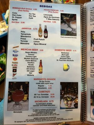 Menu photo 5 Mariscos Costa Azul Santa Fe, NM