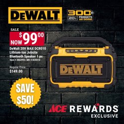 Ruggiero's Ace Hardware - Deals built for Dad
This June, score select DeWalt tools for just $99 at Ace -- just in time for Father's Day!