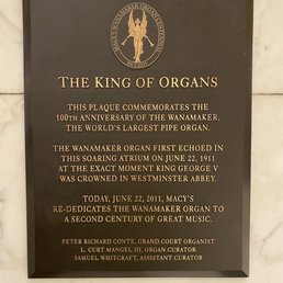 Commemorative plaque