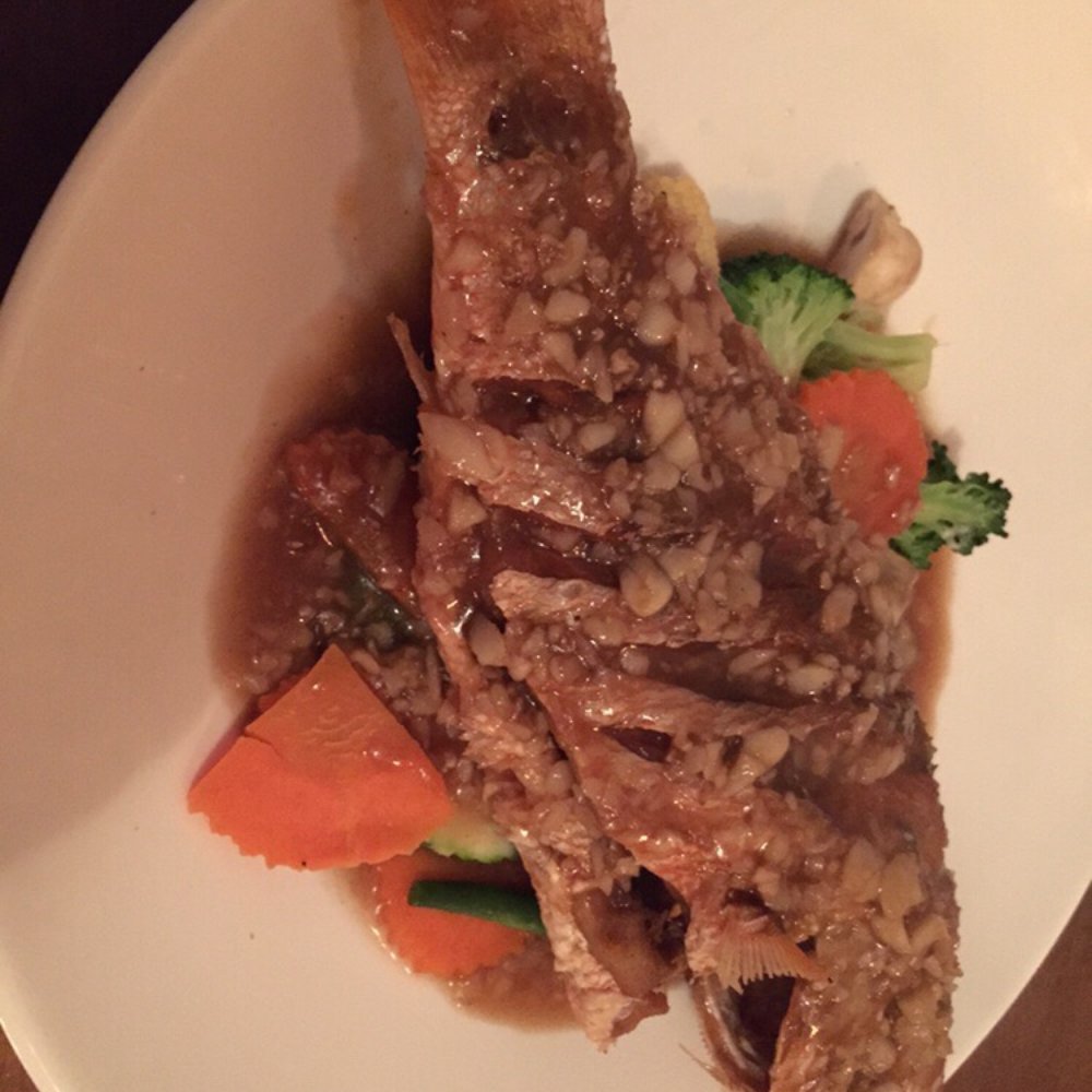 Thaism - Garlic snapper - Thai Near Me - Brooklyn, New York Thaism - Garlic snapper - Thai Near Me - Brooklyn, New York