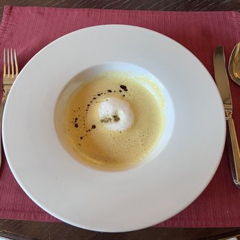 Pöstlingberg-Schlössl - Pumpkin foam soup. - Austrian Near Me - Linz, 4