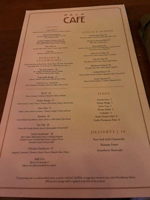 Menu photo 4 Pala Cafe Pala, CA