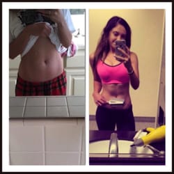 Lean N Fit - A before & after photo. I weigh 115lbs in both photos! Francisco taught me how to shed the extra weight & turn it into muscle!