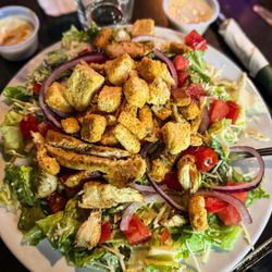 Leatherheads Sports Bar & Grill - Caesar Salad with chicken 12.11.25