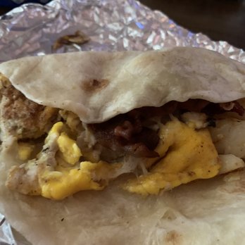 Pueblo Viejo Meanwhile - Breakfast taco - Food Stands Near Me - Austin, Texas Pueblo Viejo Meanwhile - Breakfast taco - Food Stands Near Me - Austin, Texas