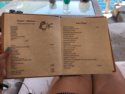 Menu photo 2 Il Pirata Praiano, SA Menu photo 2 Il Pirata Praiano, SA
