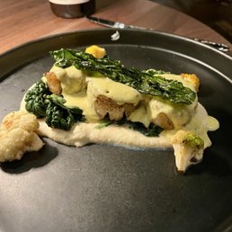 Pan seared market fish (scallops) Pan seared market fish (scallops)