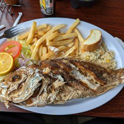 Mariscos La Korita - Red snapper, baby.