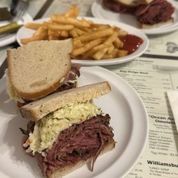 Pastrami and cole slaw