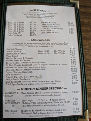 Menu photo 4 The Sloop Tavern Seattle, WA Menu photo 4 The Sloop Tavern Seattle, WA