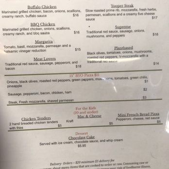 Paint River Landing Pizza - Menu - Salad Near Me - Crystal Falls, Michigan