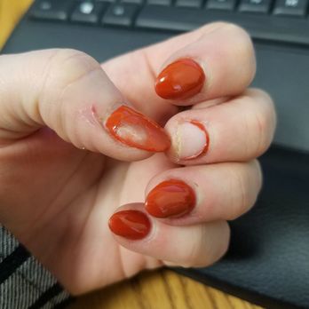 Zendo Nail Spa - Gel polish didn't set and nail popped off after a week - Nail Salons Near Me - Costa Mesa, California Zendo Nail Spa - Gel polish didn't set and nail popped off after a week - Nail Salons Near Me - Costa Mesa, California