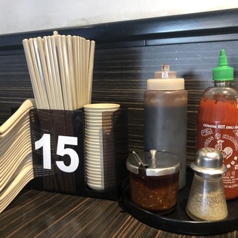 Pho Huynh - Table side utensils & condiments - Vietnamese Near Me - El Monte, California Pho Huynh - Table side utensils & condiments - Vietnamese Near Me - El Monte, California