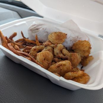Mushwings - Fried pickles and fries - Vegan Near Me - Oklahoma City, Oklahoma
