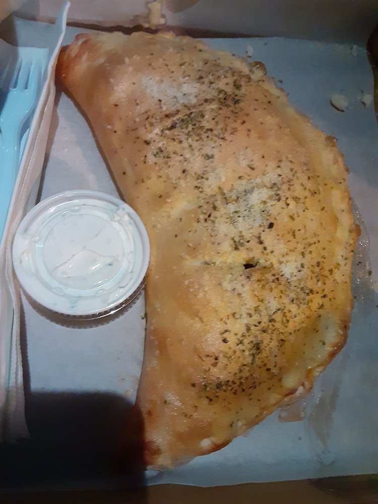 Order Gyro Calzone food online from Flight Deck Pizzeria store, Anchorage on bringmethat.com