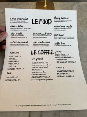 Menu photo 2 Le Champion Kansas City, MO
