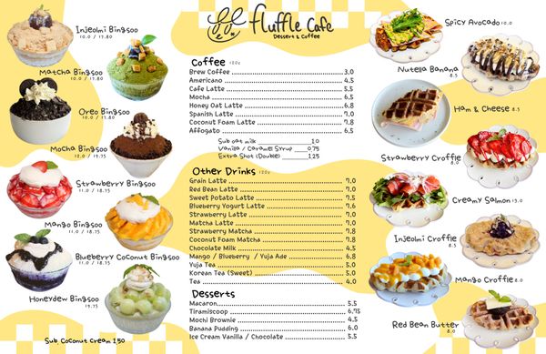 Menu photo 2 Fluffle Cafe Richmond, BC Menu photo 2 Fluffle Cafe Richmond, BC