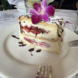 Strawberry cake.