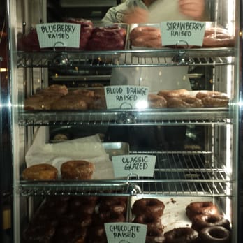 Johnny Doughnuts - "Cro-dough" w/creme, Blueberry raised, Strawberry raised, Blood orange raised, Classic glazed, Chocolate raised & Sprinkly guys - Donuts Near Me - San Rafael, California Johnny Doughnuts - "Cro-dough" w/creme, Blueberry raised, Strawberry raised, Blood orange raised, Classic glazed, Chocolate raised & Sprinkly guys - Donuts Near Me - San Rafael, California
