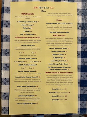 Menu photo 1 Little Rock Stock Cafe Wauconda, IL Menu photo 1 Little Rock Stock Cafe Wauconda, IL