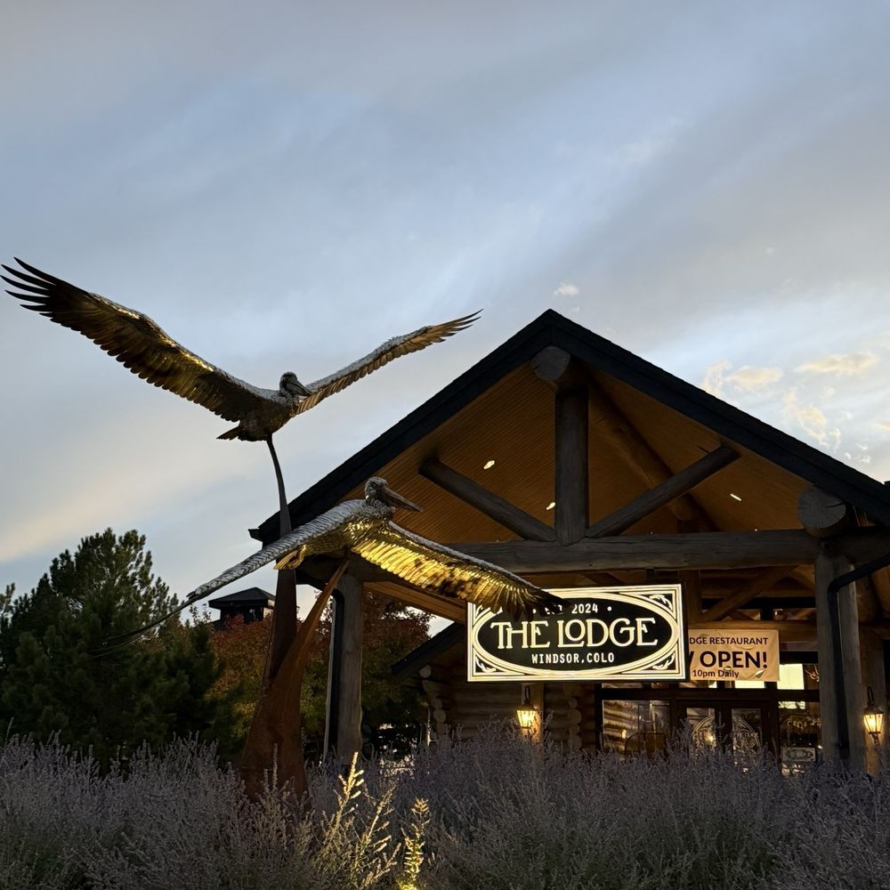 The Lodge - Restaurant entrance at Pelican Lakes in Windsor, CO - Seafood Near Me - Windsor, Colorado The Lodge - Restaurant entrance at Pelican Lakes in Windsor, CO - Seafood Near Me - Windsor, Colorado
