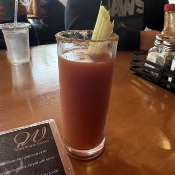 Wild Wheat - Bloody Mary - no ice, only celery stick - Breakfast & Brunch Near Me - Kent, Washington