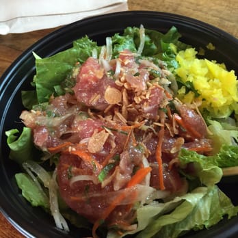 Up Roll Cafe - Honolulu - My healthy Ahi Bowl salad - Sushi Bars Near Me - Honolulu, Hawaii Up Roll Cafe - Honolulu - My healthy Ahi Bowl salad - Sushi Bars Near Me - Honolulu, Hawaii