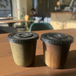 Cafe Seoul - Jeju Matcha Latte and Dalgona Candy Latte